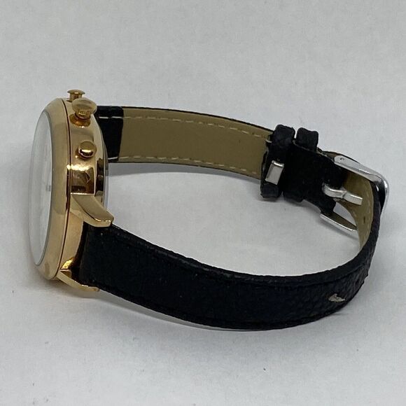 Fossil FTW5013 Women's Black Leather White Analog Dial Hybrid Smartwatch XX757 - Picture 9 of 12